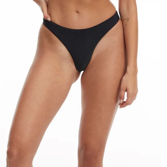 GOOD AMERICAN Ribbed Better Bikini Cheeky NWT in Size 4 (XL) - Picture 1 of 10